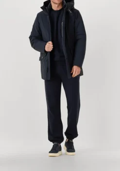 Heren WOOLRICH e trui logo interlock crewneck