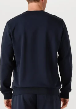 Heren WOOLRICH e trui logo interlock crewneck