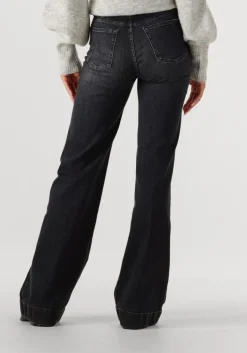 DAMES 7 FOR ALL MANKIND donkergrijze wide jeans modern dojo