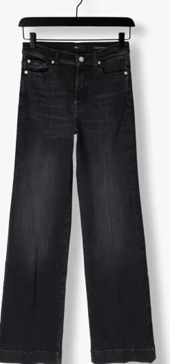 DAMES 7 FOR ALL MANKIND donkergrijze wide jeans modern dojo