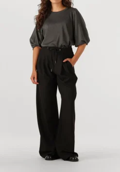 DAMES AIMEE THE LABEL donkergrijze top brecht