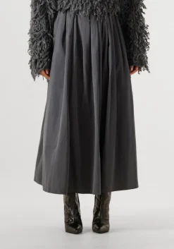 DAMES AIMEE THE LABEL donkergrijze maxirok maximus