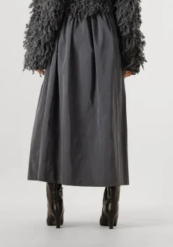 DAMES AIMEE THE LABEL donkergrijze maxirok maximus