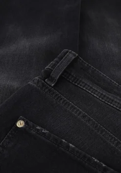 DAMES CAMBIO donkergrijze slim fit jeans piper cropped shadow effect