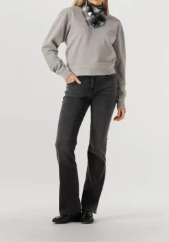 DAMES CLOSED donkergrijze flared jeans jovanna