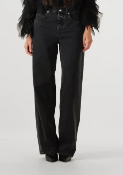 DAMES CLOSED donkergrijze wide jeans nikka