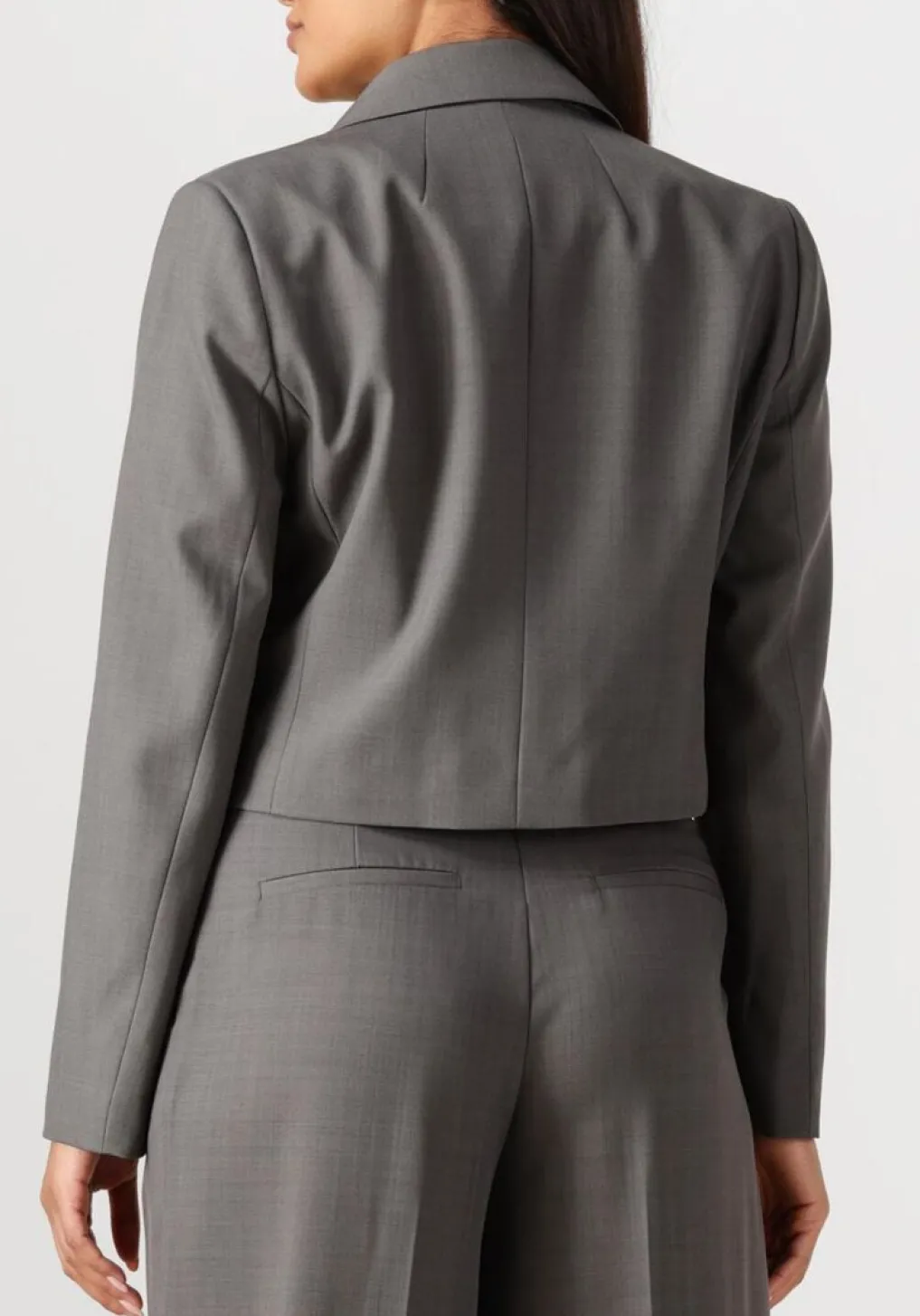 DAMES CO'COUTURE donkergrijze blazer liane blazer