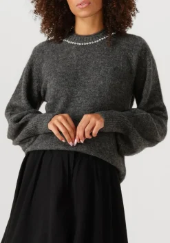 DAMES COPENHAGEN MUSE donkergrijze trui cmibra-pullover