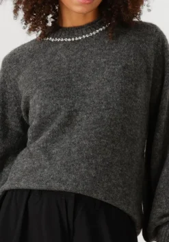 DAMES COPENHAGEN MUSE donkergrijze trui cmibra-pullover
