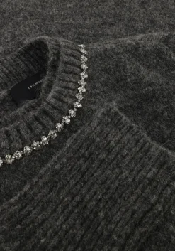 DAMES COPENHAGEN MUSE donkergrijze trui cmibra-pullover