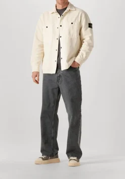 Heren FILLING PIECES donkergrijze straight leg jeans denim pants washed