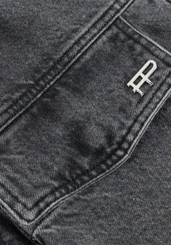 Heren FILLING PIECES donkergrijze spijkerjas denim jack washed