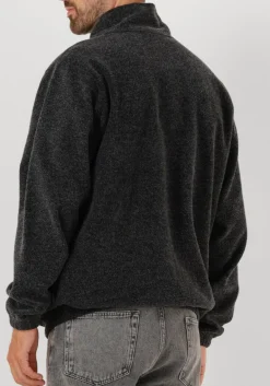 Heren FORÉT donkergrijze forét trui elm half zip sweatshirt