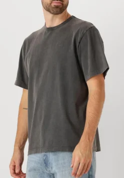 Heren FORÉT donkergrijze forét t-shirt oak faded wash t-shirt