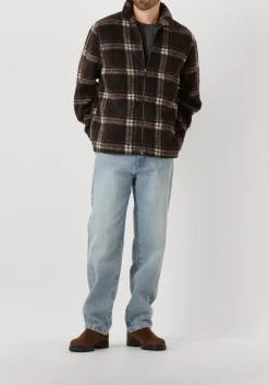 Heren FORÉT donkergrijze forét t-shirt oak faded wash t-shirt