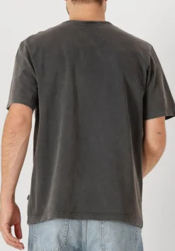 Heren FORÉT donkergrijze forét t-shirt oak faded wash t-shirt