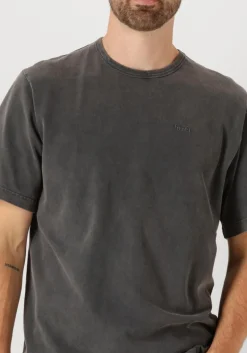 Heren FORÉT donkergrijze forét t-shirt oak faded wash t-shirt