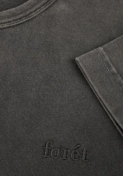 Heren FORÉT donkergrijze forét t-shirt oak faded wash t-shirt