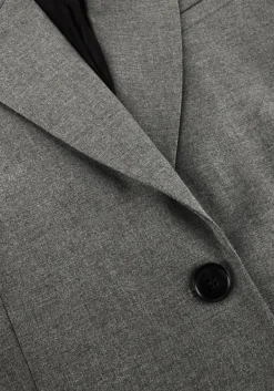 DAMES GESTUZ donkergrijze blazer gzpaula melange oz blazer