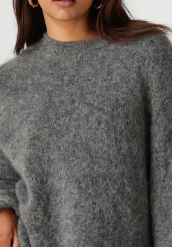 DAMES GESTUZ donkergrijze trui gzsasi pullover