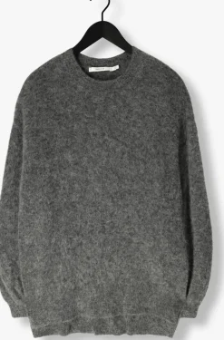 DAMES GESTUZ donkergrijze trui gzsasi pullover