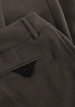 DAMES HAUTE L'AMITIÉ donkergrijze haute l'amitié flared broek emerald tall pant