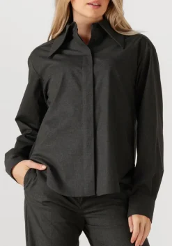 DAMES HERSKIND donkergrijze blouses dara shirt