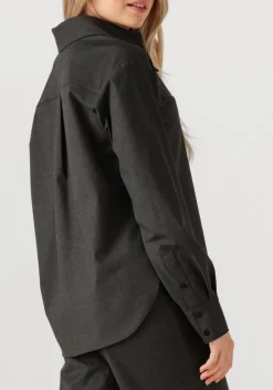 DAMES HERSKIND donkergrijze blouses dara shirt