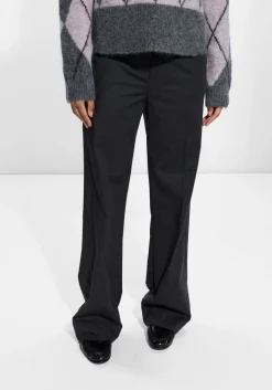 DAMES HERSKIND donkergrijze pantalon jack low waist pants