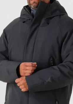 Heren KRAKATAU donkergrijze parka's 125200008