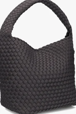 DAMES MARREA donkergrijze schoudertas bucket