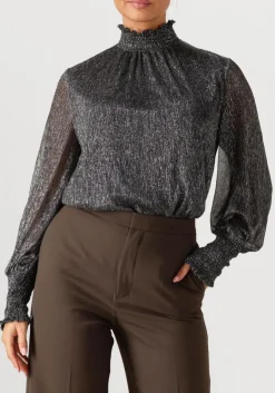 DAMES MOS MOSH donkergrijze top mmximena glam ls blouse