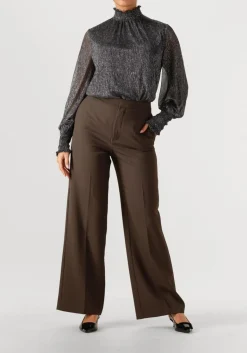 DAMES MOS MOSH donkergrijze top mmximena glam ls blouse