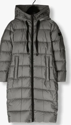 DAMES PEUTEREY donkergrijze gewatteerde jas nunki mqn 02