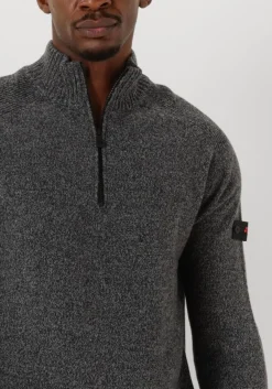 Heren PEUTEREY donkergrijze trui braille 03