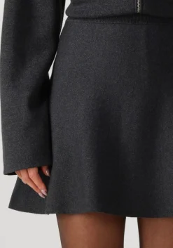 DAMES SECOND FEMALE donkergrijze minirok siv knit short skirt