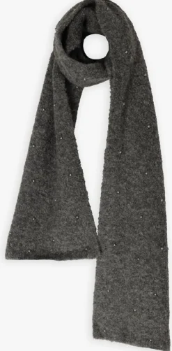 DAMES STUDIO AR donkergrijze sjaal alice boucle knit
