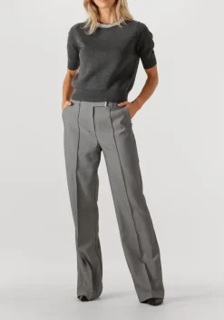 DAMES SUNCOO donkergrijze trui pearl