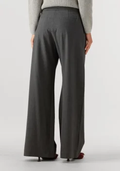 DAMES SUNCOO donkergrijze wijde broek jason