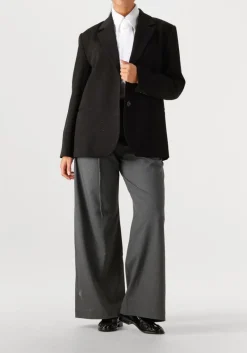 DAMES SUNCOO donkergrijze wijde broek jason