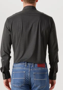Heren XACUS donkergrijze klassieke overhemden active shirt 520ml