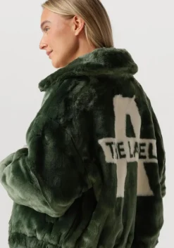 DAMES ALIX THE LABEL e faux fur jas faux fur coat