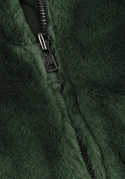 DAMES ALIX THE LABEL e faux fur jas faux fur coat