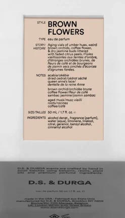 DAMES D.S. & DURGA parfum brown flowers 50ml - eau de parfum