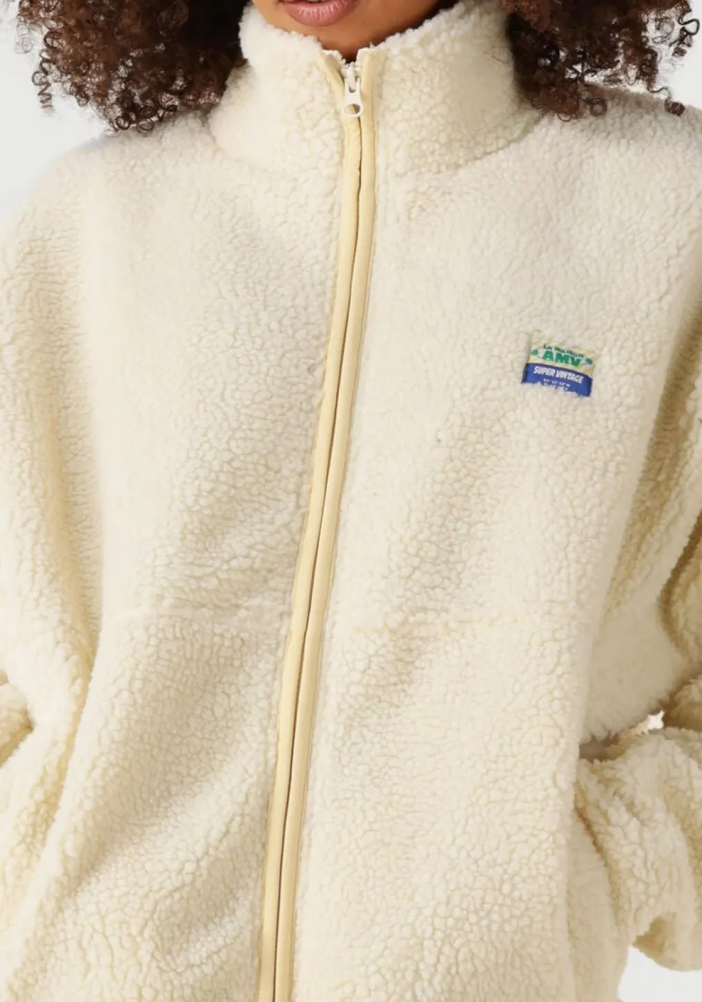 DAMES AMERICAN VINTAGE faux fur jas hoktown woman