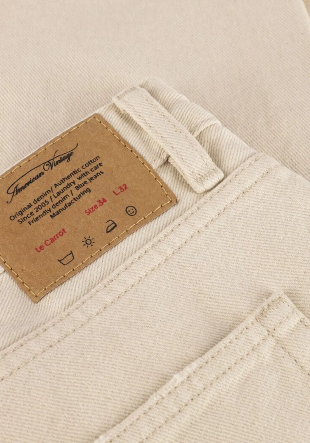 Heren AMERICAN VINTAGE slim fit jeans snopdog