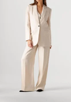 DAMES COPENHAGEN MUSE wijde broek nature white pant