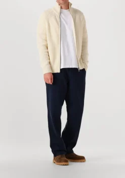 Heren FORÉT forét trui delta wool zip knit