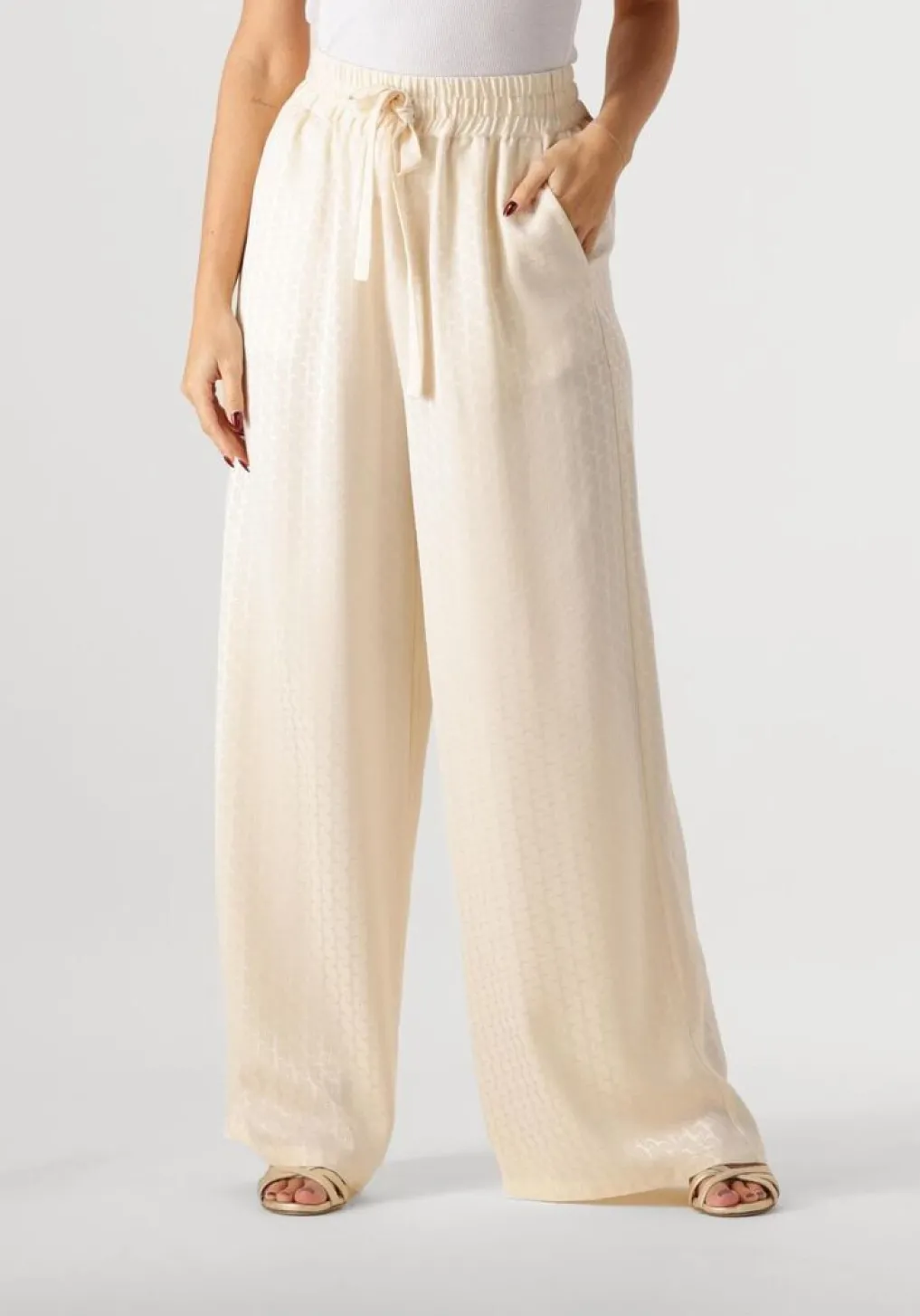 DAMES IBANA wijde broek paline