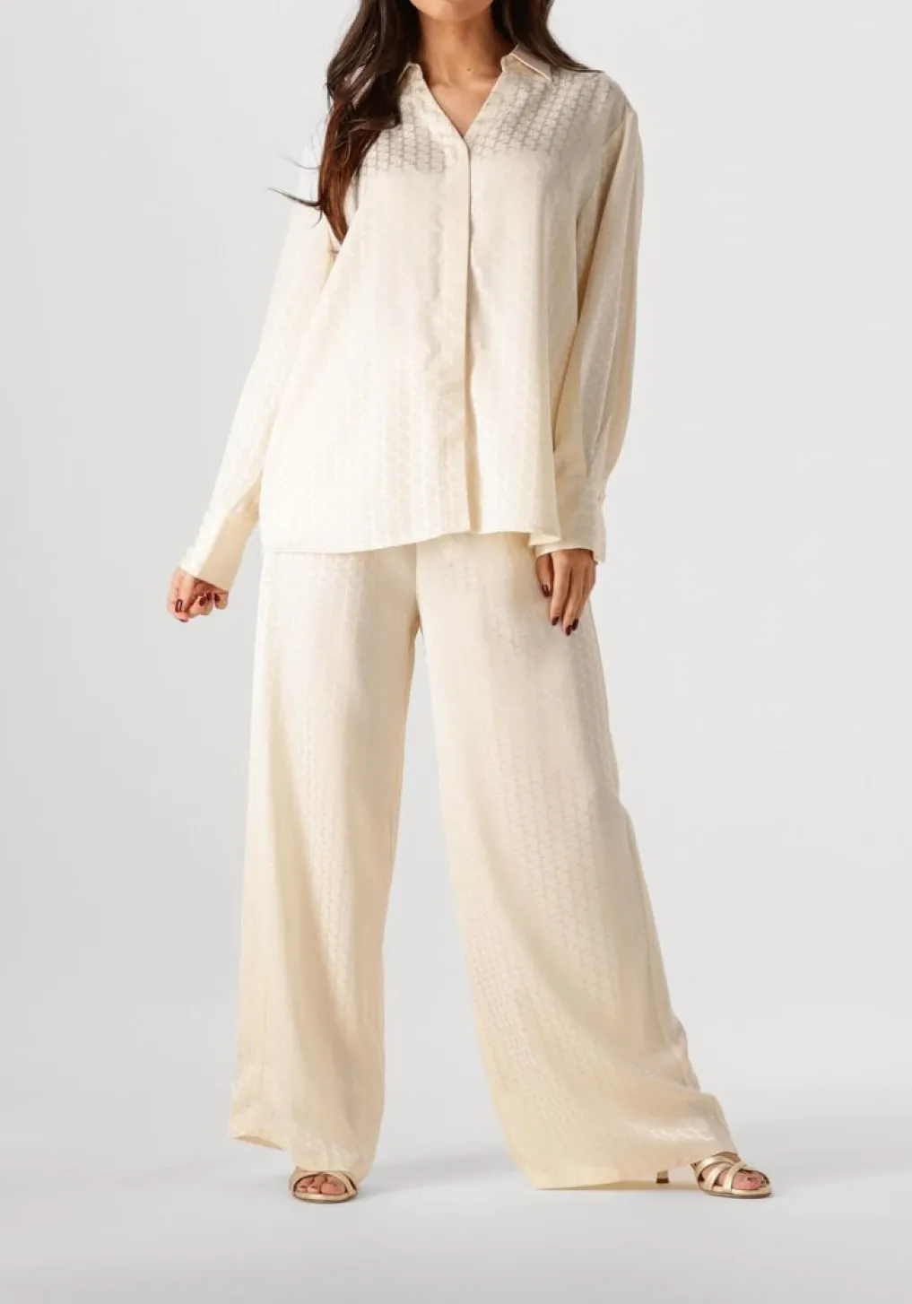 DAMES IBANA wijde broek paline